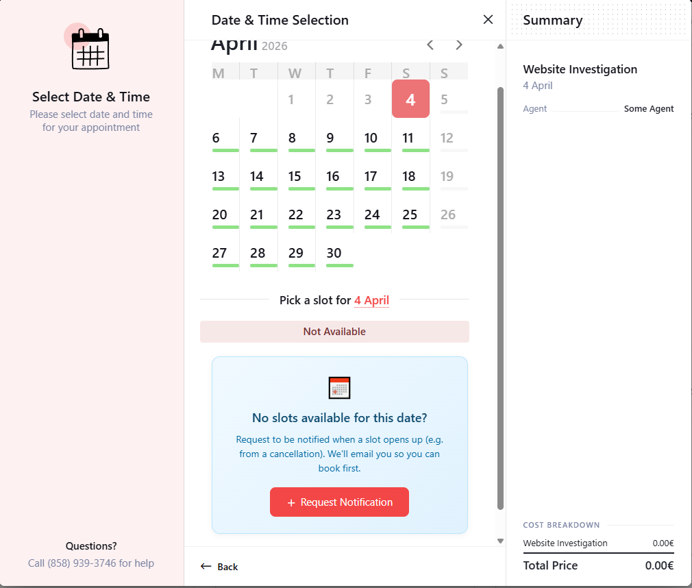 All users can view the watiing list information